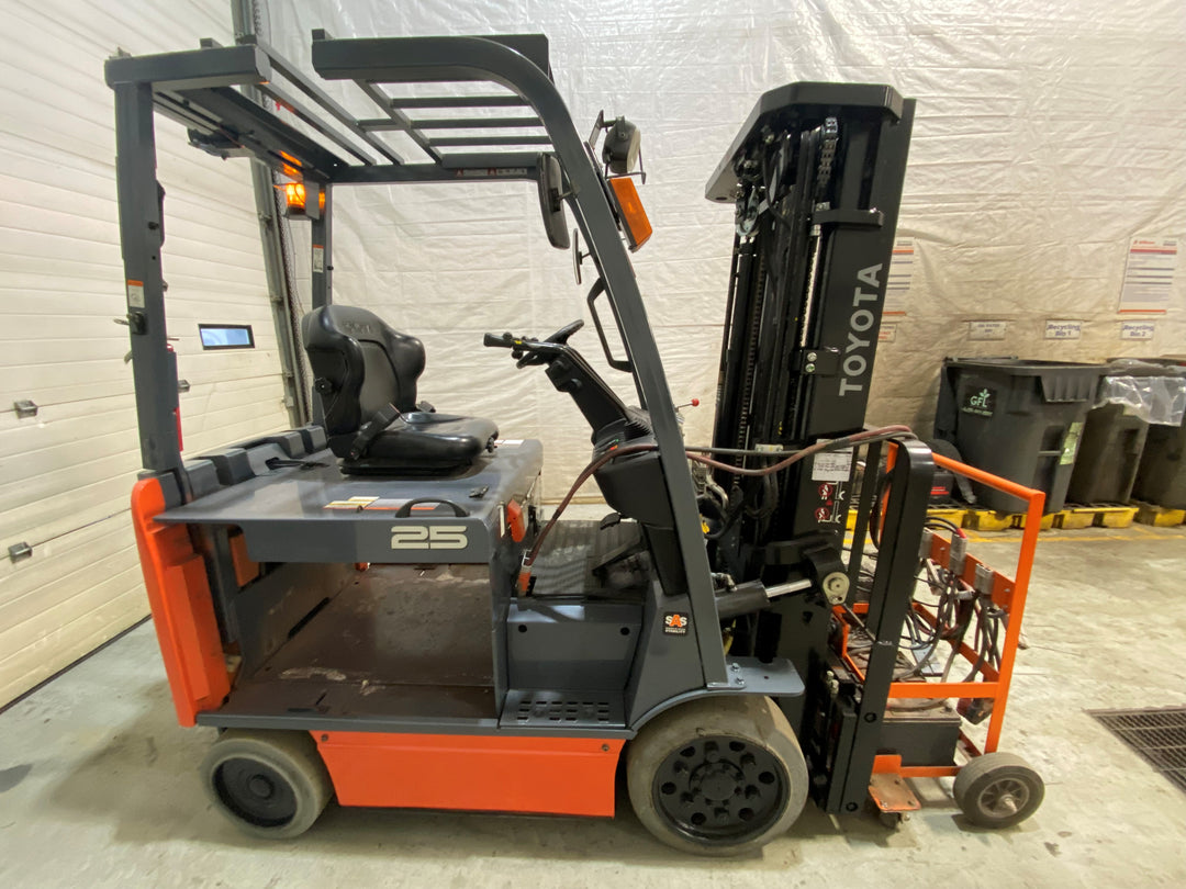Used forklift for sale in Barrie | 2021 TOYOTA 5000 LB Electric Cushion Forklift Longbox | Model: 8FBCHU25