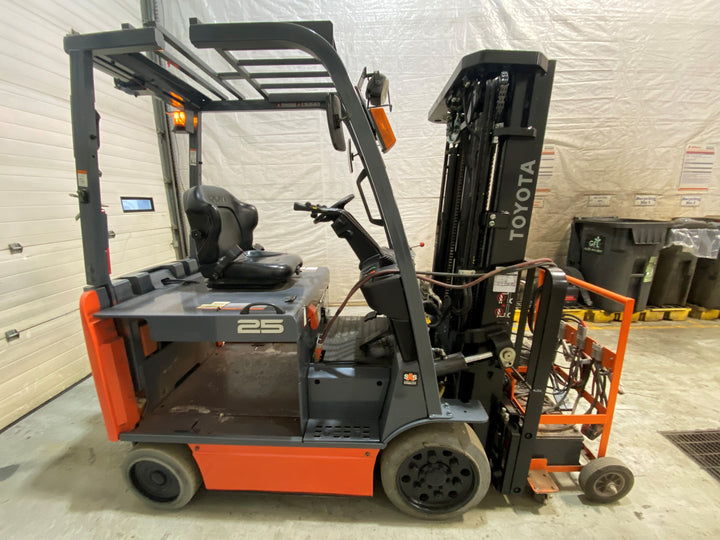 Used forklift for sale in Barrie | 2021 TOYOTA 5000 LB Electric Cushion Forklift Longbox | Model: 8FBCHU25