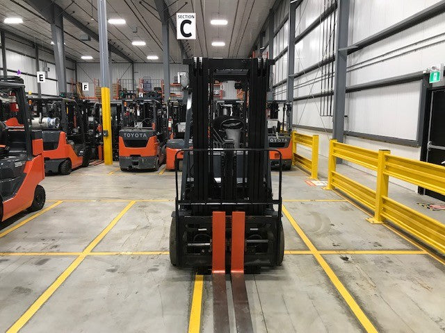 Used forklift for sale in Hamilton | 2018 TOYOTA 6,500 LB Electric Cushion Forklift | Model: 8FBCU32