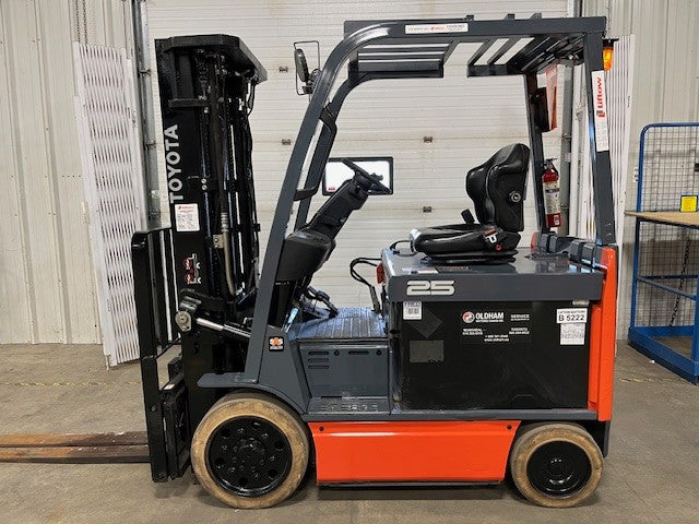 Used forklift for sale in London | 2018 TOYOTA 5,000 LB Electric Cushion Forklift Longbox | Model: 8FBCHU25