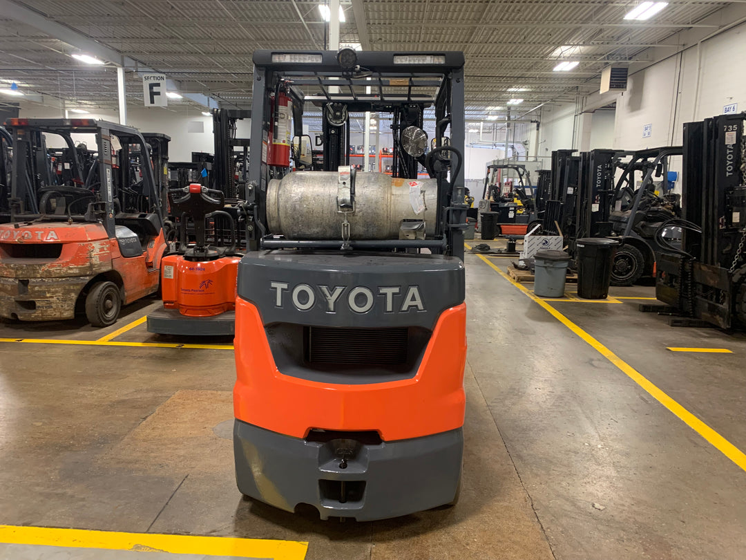 Used forklift for sale in Toronto | 2021 TOYOTA 5000 LB IC Cushion Forklift | Model: 8FGCU25
