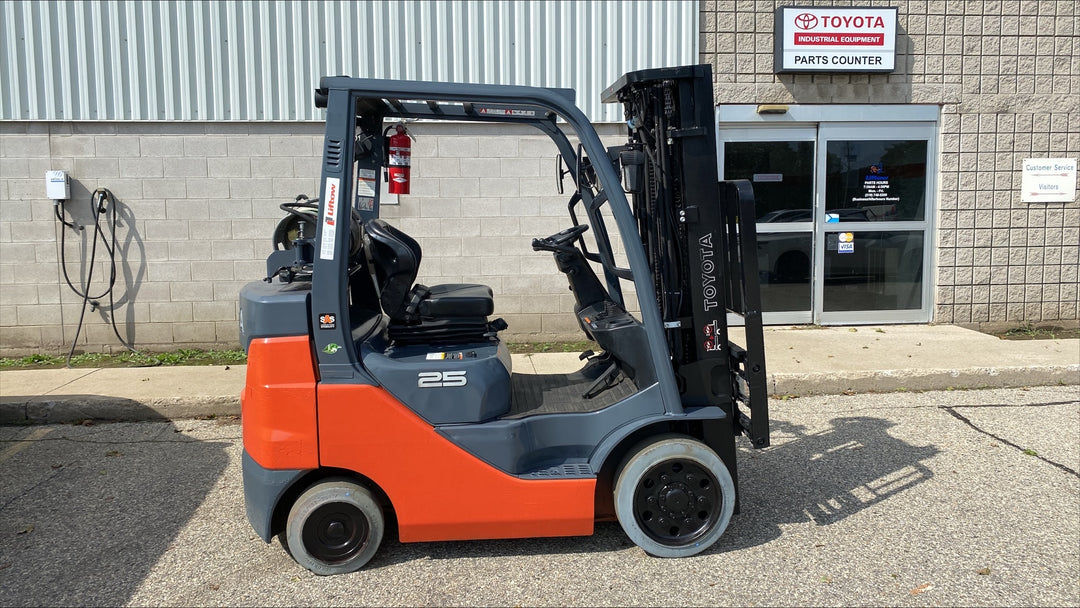 Used forklift for sale in Kitchener | 2023 TOYOTA 5,000 LB IC Cushion Forklift | Model: 50-8FGCU25