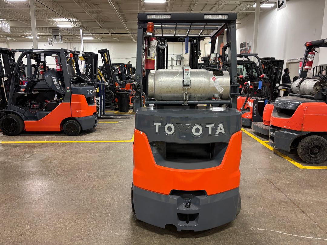 Used forklift for sale in Toronto | 2021 TOYOTA 5,000 LB IC Cushion Forklift | Model: 8FGCU25