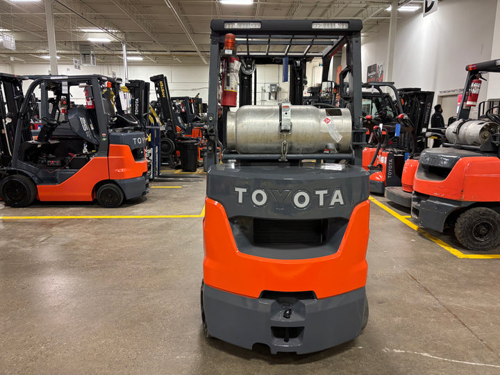 Used forklift for sale in Toronto | 2021 TOYOTA 5,000 LB IC Cushion Forklift | Model: 8FGCU25
