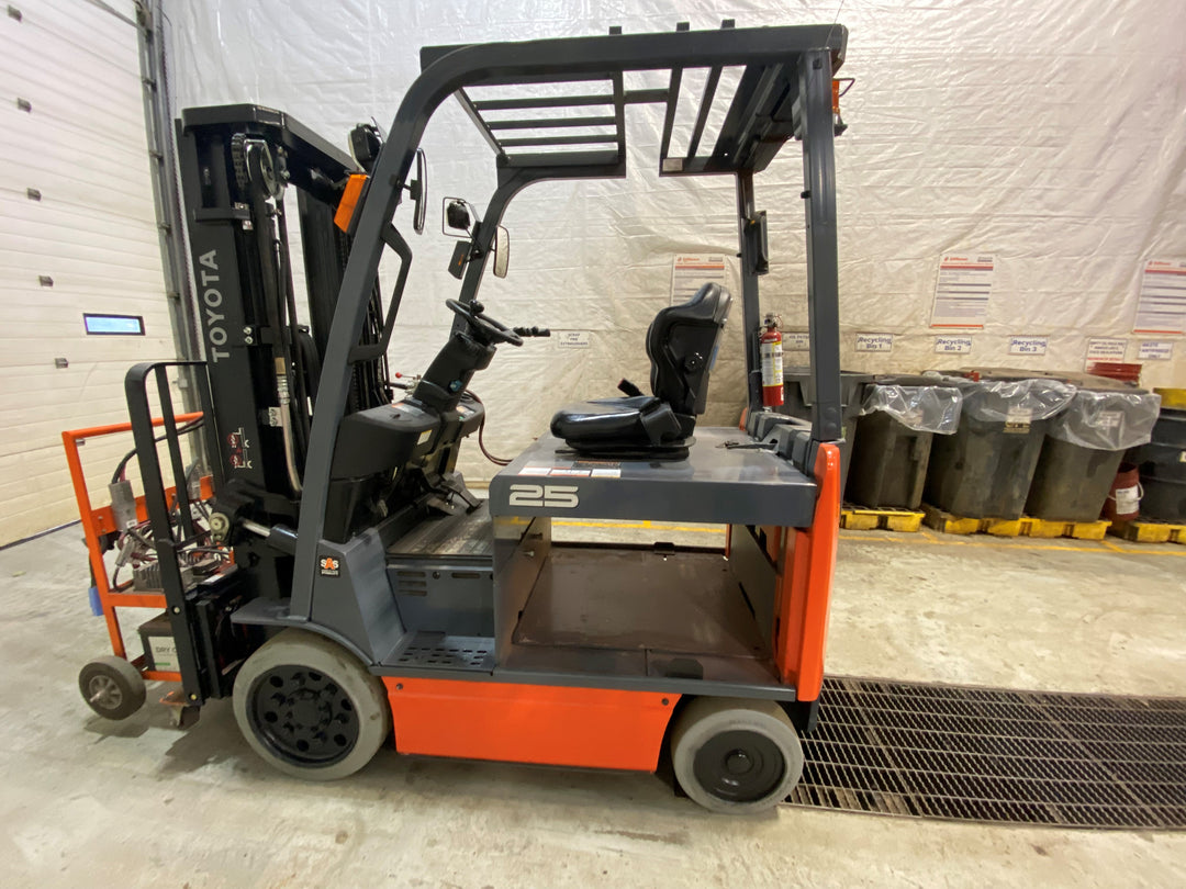 Used forklift for sale in Barrie | 2021 TOYOTA 5000 LB Electric Cushion Forklift Longbox | Model: 8FBCHU25