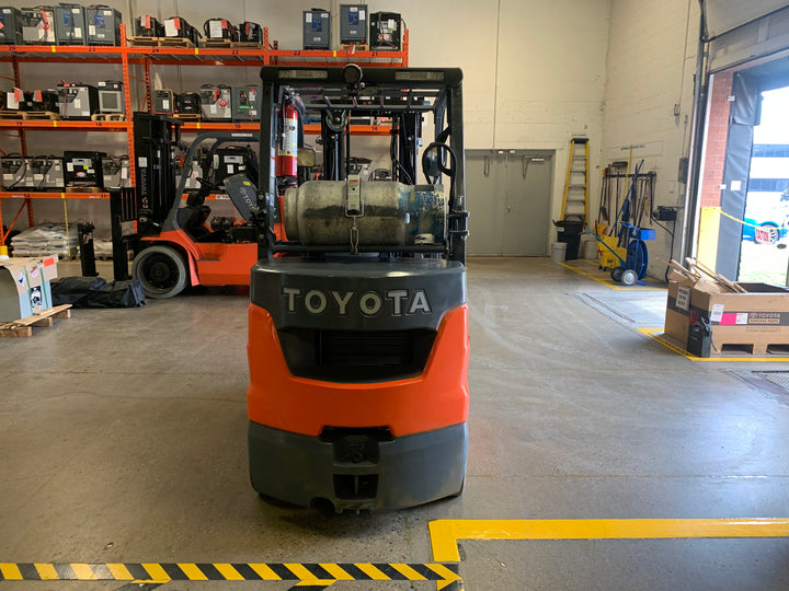 Used forklift for sale in Toronto | 2021 TOYOTA 5000 LB IC Cushion Forklift | Model: 8FGCU25