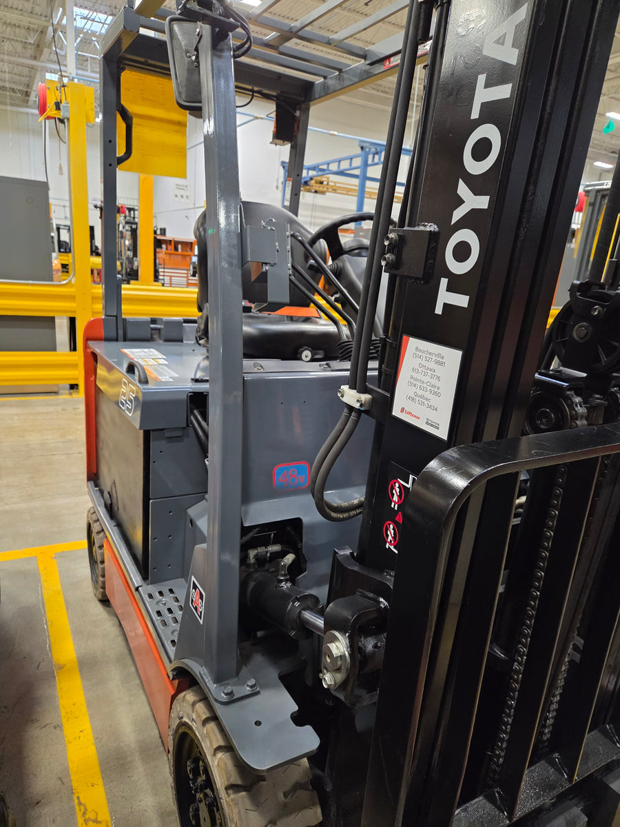 Used forklift for sale in Lachine | 2019 TOYOTA 5000 LB Electric Cushion Forklift Longbox | Model: 8FBCHU25