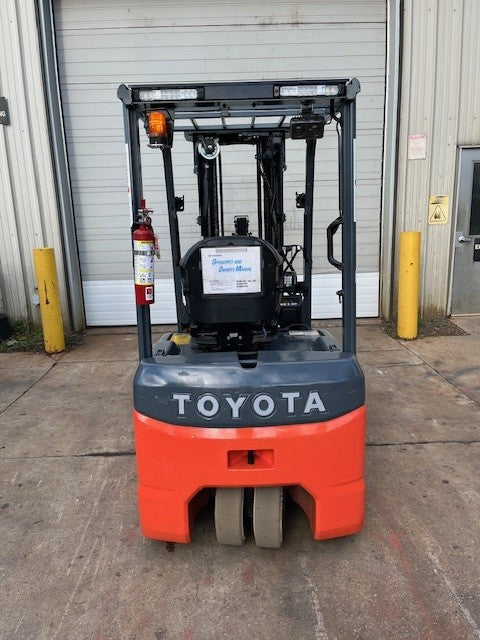 Used forklift for sale in London | 2021 TOYOTA 4,000 LB 3-Wheel Electric Forklift | Model: 8FBE20U