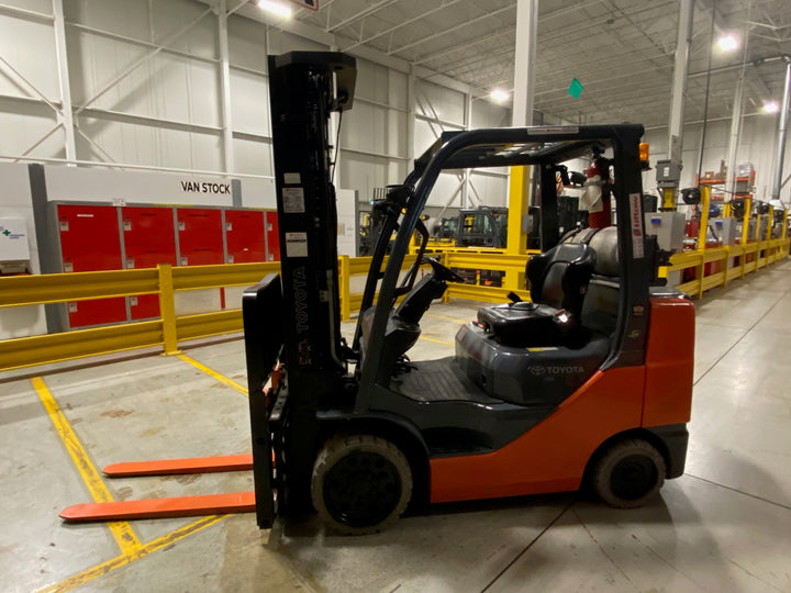 Used forklift for sale in Ajax | 2019 TOYOTA 6,000 LB IC Cushion Forklift | Model: 8FGCU30