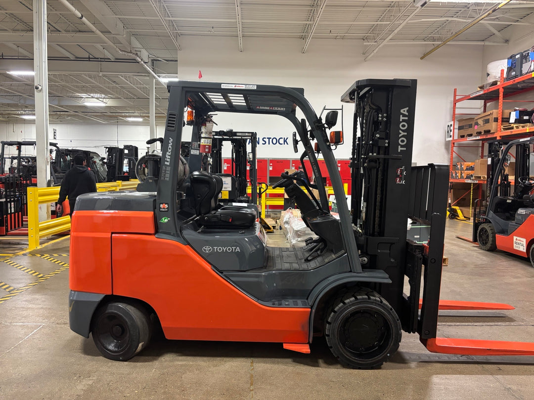 Used forklift for sale in Toronto | 2019 TOYOTA 12,000 LB IC Cushion Forklift | Model: 8FGC55U