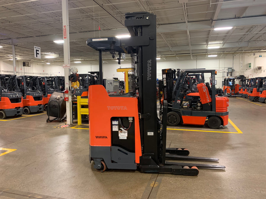 Used forklift for sale in Toronto | 2019 TOYOTA 3,500 LB Electric Reach Truck | Model: 9BR183M241