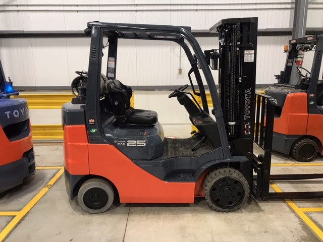 Used forklift for sale in Hamilton | 2021 TOYOTA 5000 LB IC Cushion Forklift | Model: 8FGCU25