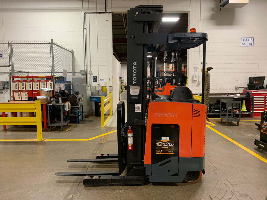 Used forklift for sale in Toronto | 2019 TOYOTA 3,500 LB Electric Reach Truck | Model: 9BR183M241