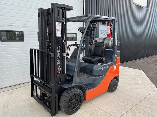 Used forklift for sale in Windsor | 2021 TOYOTA 5,000 LB IC Cushion Forklift | Model: 8FGCU25