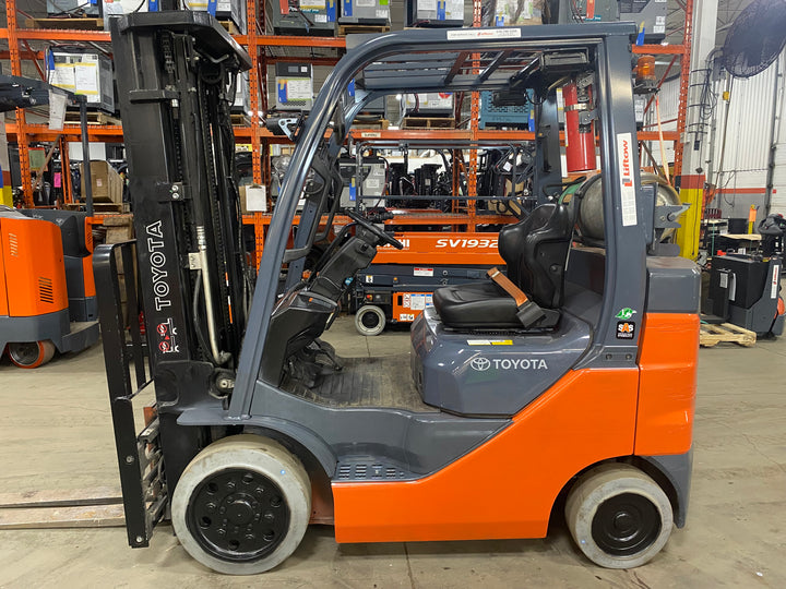 Used forklift for sale in Kitchener | 2021 TOYOTA 5,000 LB IC Cushion Forklift | Model: 8FGCU25
