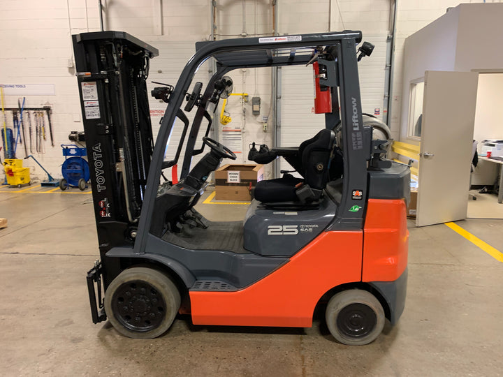 Used forklift for sale in Toronto | 2021 TOYOTA 5000 LB IC Cushion Forklift | Model: 8FGCU25