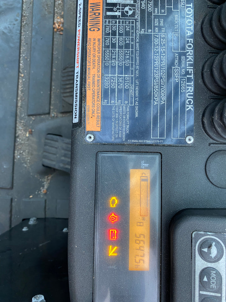 Used forklift for sale in Delta | 2019 Toyota  | Model: 8FG45U