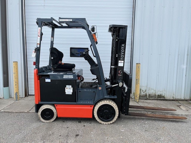 Used forklift for sale in London | 2019 TOYOTA 5,000 LB Electric Cushion Forklift | Model: 8FBCU25