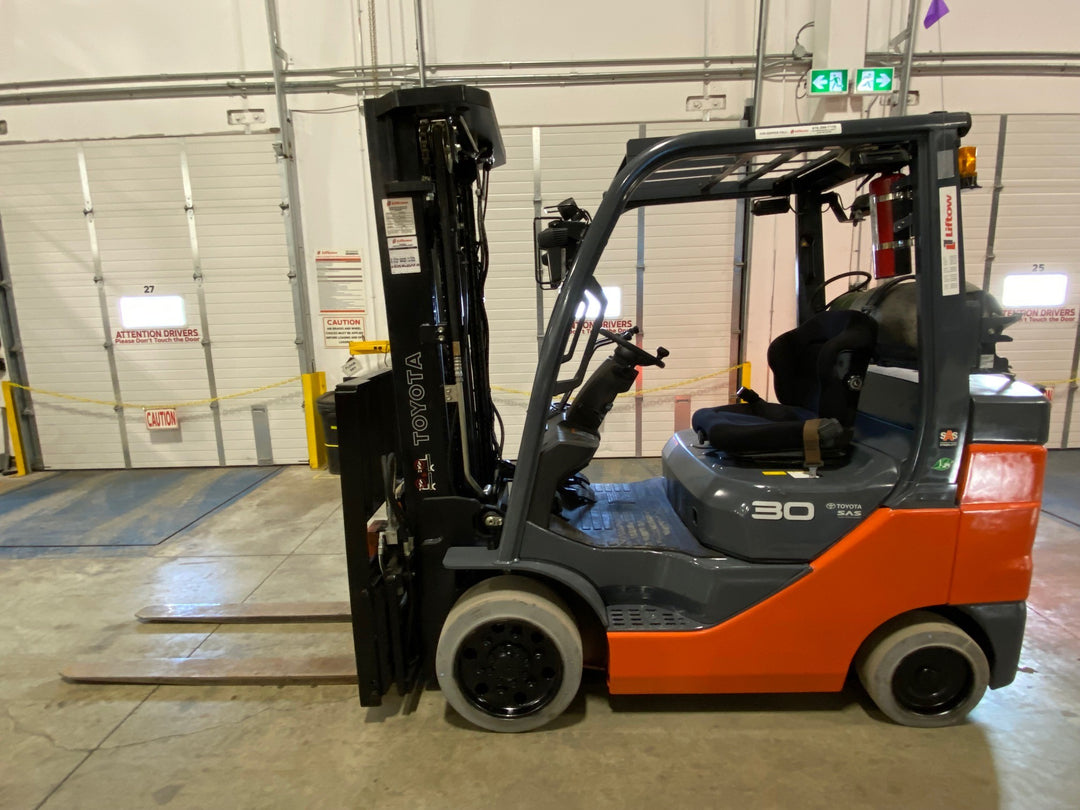 Used forklift for sale in Kitchener | 2020 TOYOTA 6,000 LB IC Cushion Forklift | Model: 8FGCU30