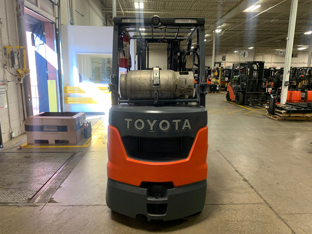 Used forklift for sale in Toronto | 2021 TOYOTA 5000 LB IC Cushion Forklift | Model: 8FGCU25