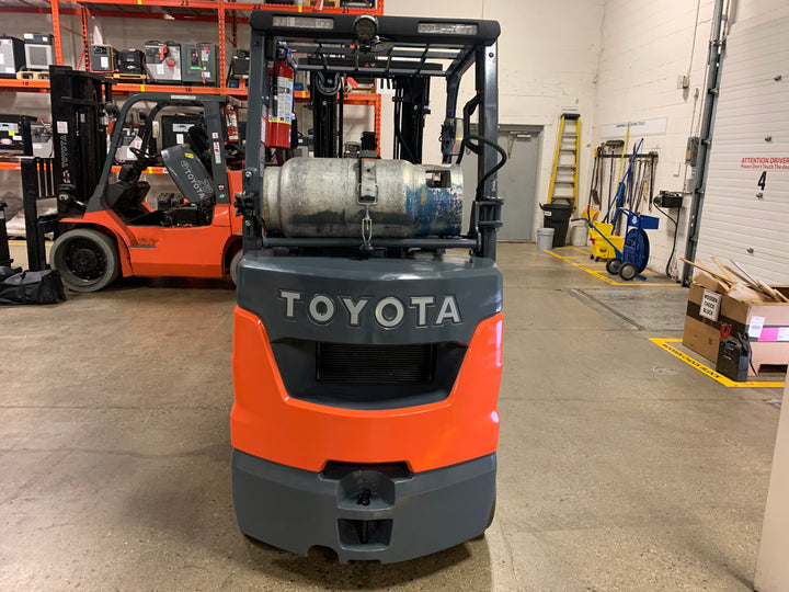 Used forklift for sale in Toronto | 2021 TOYOTA 5000 LB IC Cushion Forklift | Model: 8FGCU25