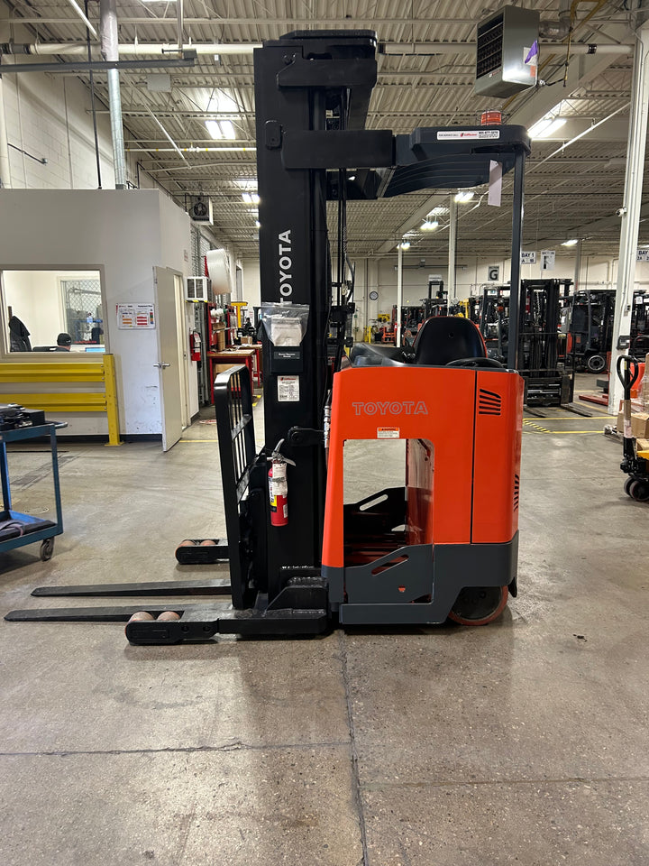Used forklift for sale in Toronto | 2019 TOYOTA 3500 LB Electric Reach Truck | Model: 9BR182M241