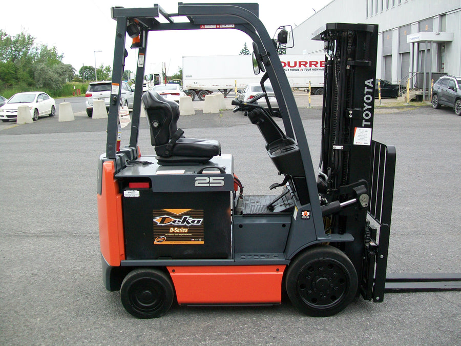 Used forklift for sale in Boucherville | 2022 TOYOTA 5,000 LB Electric Cushion Forklift | Model: 8FBCU25