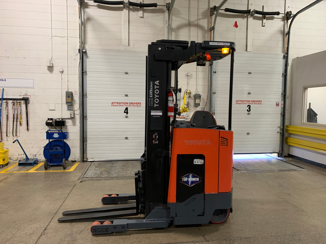 Used forklift for sale in Toronto | 2016 TOYOTA 3500 LB Electric Reach Truck | Model: 9BR182S211