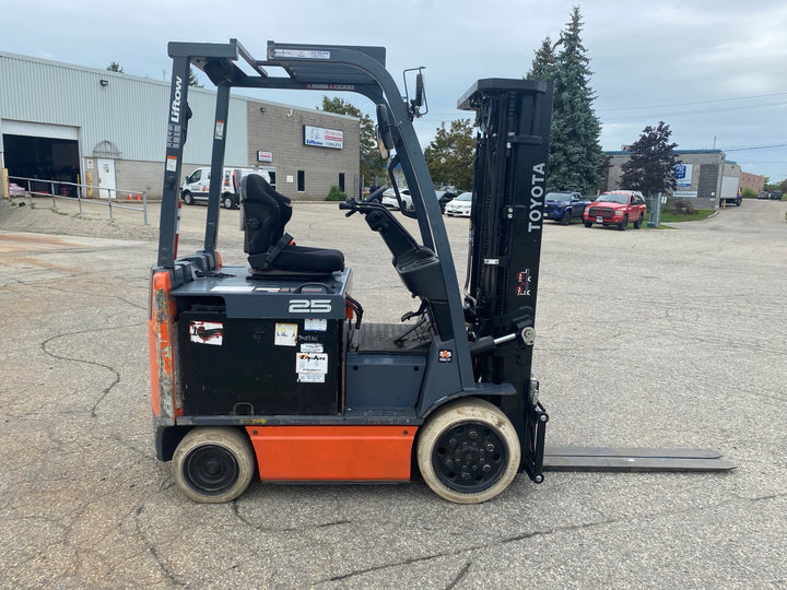 Used forklift for sale in Kitchener | 2018 TOYOTA 5,000 LB Electric Cushion Forklift | Model: 8FBCU25