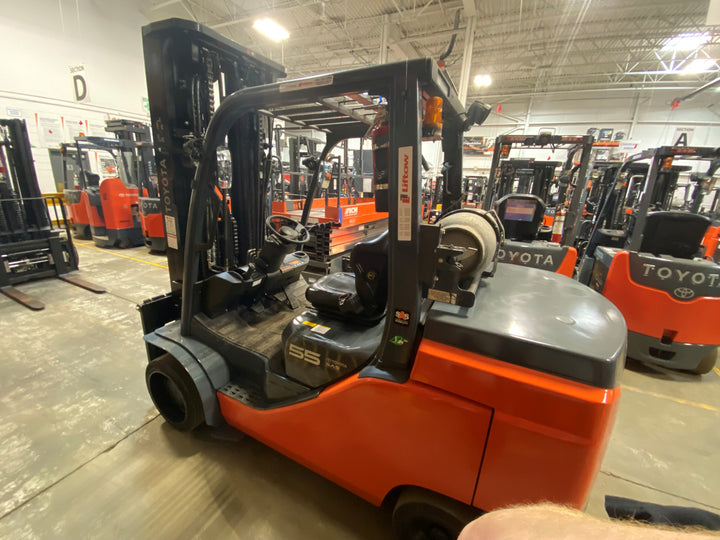 Used forklift for sale in Barrie | 2020 TOYOTA 12,000 LB IC Cushion Forklift | Model: 8FGC55U