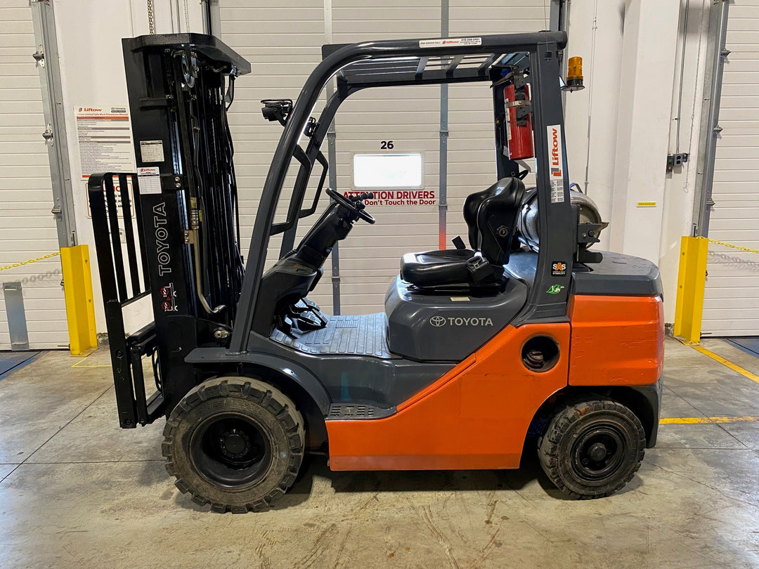 Used forklift for sale in Ajax | 2021 TOYOTA 5000 LB IC Pneumatic Forklift | Model: 8FGU25