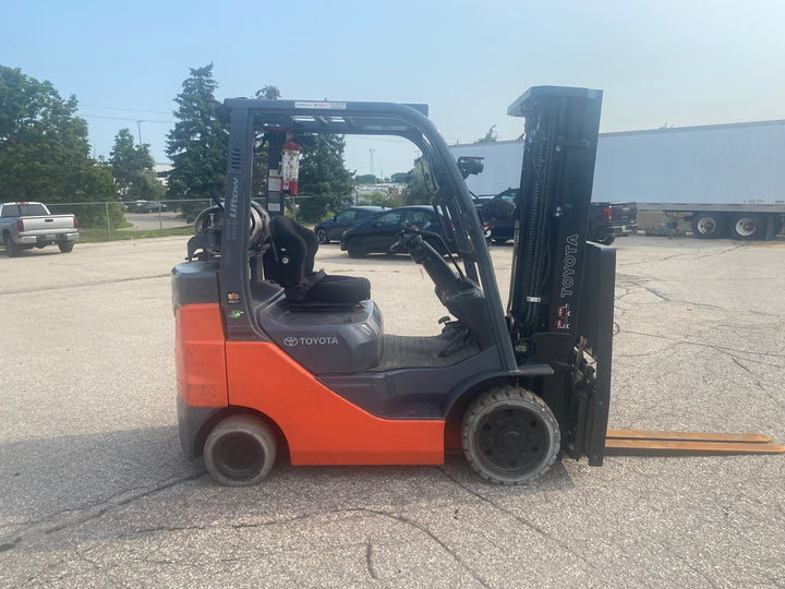 Used forklift for sale in Kitchener | 2021 TOYOTA 5,000 LB IC Cushion Forklift | Model: 8FGCU25