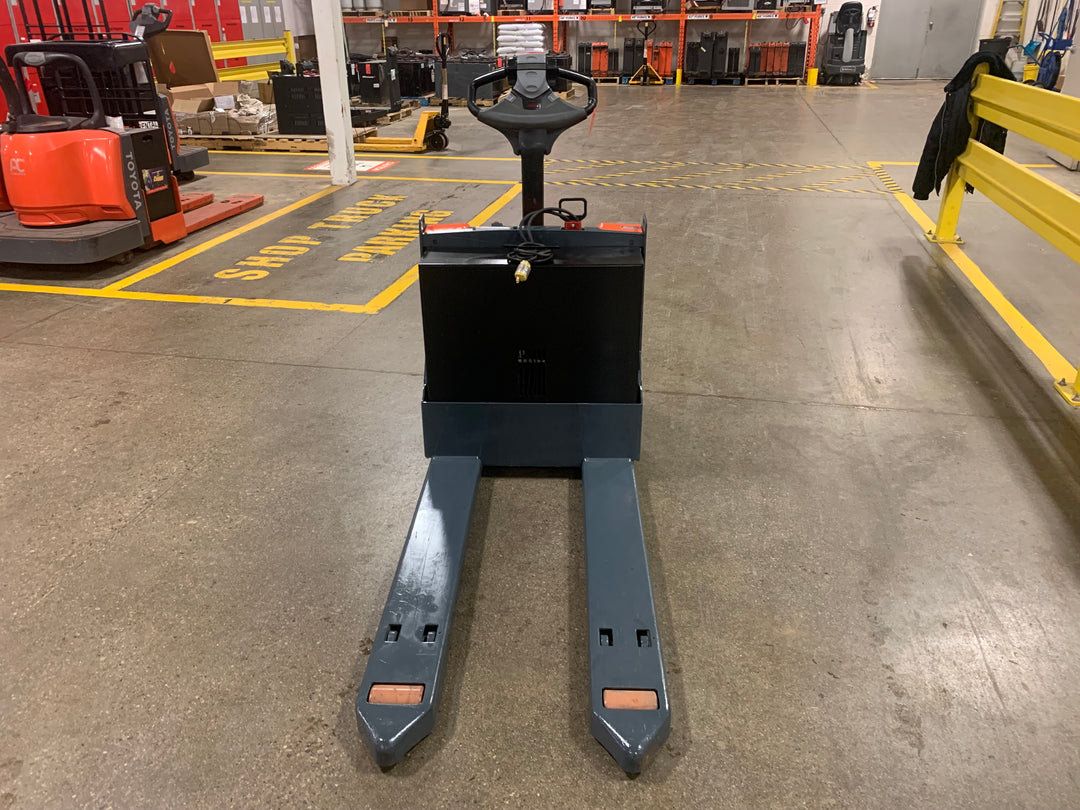 Used forklift for sale in Toronto | 2021 TOYOTA 4500 LB Electric Walkie Pallet Truck | Model: 8HBW23