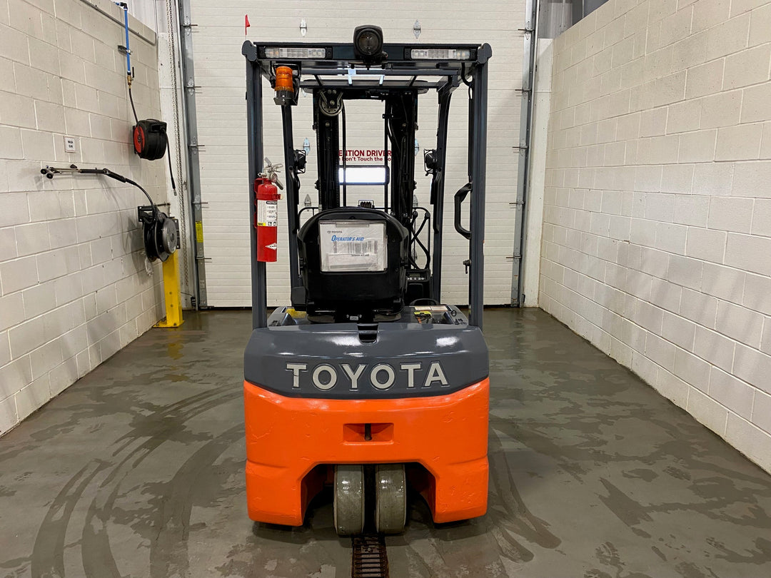 Used forklift for sale in Hamilton | 2021 TOYOTA 3500 LB 3-Wheel Electric Forklift Longbox | Model: 8FBEH18U