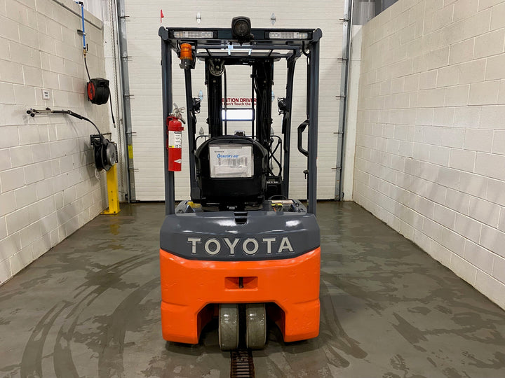 Used forklift for sale in Hamilton | 2021 TOYOTA 3500 LB 3-Wheel Electric Forklift Longbox | Model: 8FBEH18U