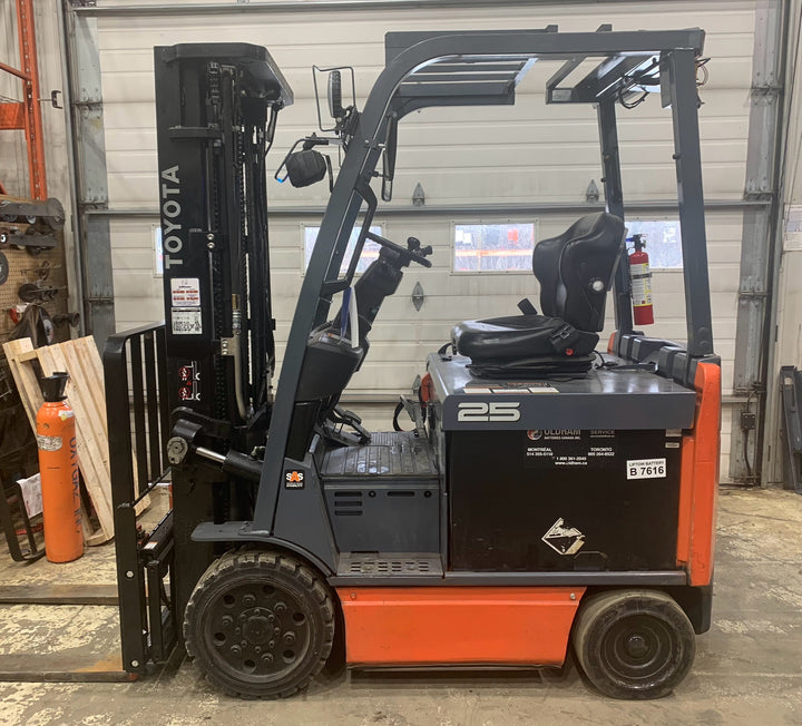 Used forklift for sale in Quebec | 2019 TOYOTA 5,000 LB Electric Cushion Forklift | Model: 8FBCU25