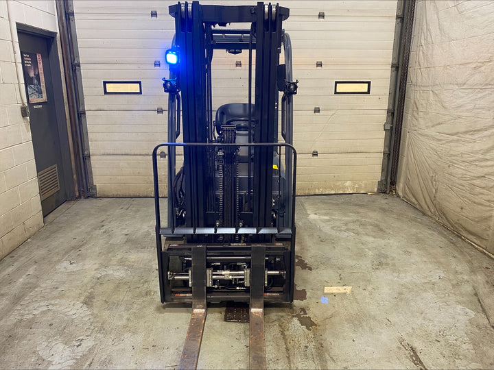 Used forklift for sale in Barrie | 2022 TOYOTA 4,000 LB 3-Wheel Electric Forklift | Model: 8FBE20U