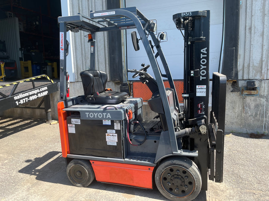 Used forklift for sale in Ottawa | 2021 TOYOTA 5,000 LB Electric Cushion Forklift | Model: 8FBCU25