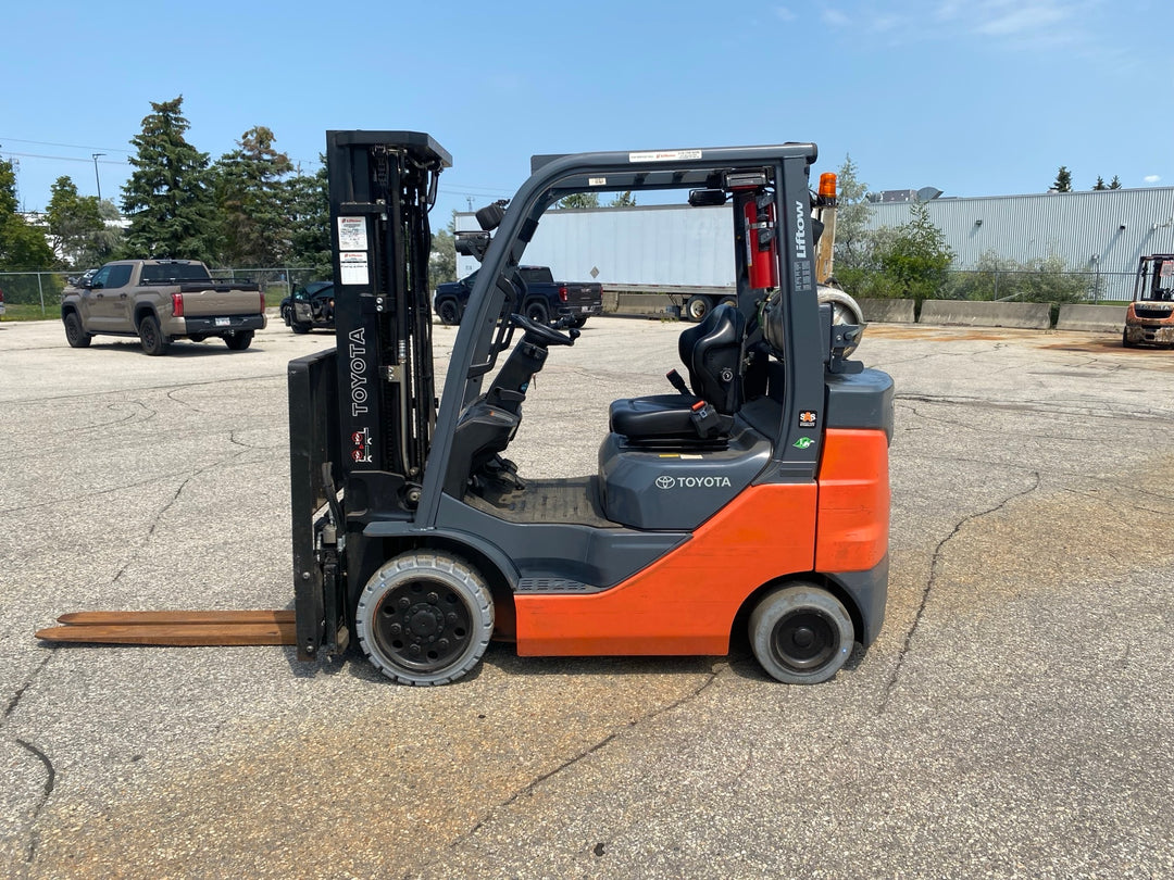 Used forklift for sale in Kitchener | 2021 TOYOTA 5,000 LB IC Cushion Forklift | Model: 8FGCU25
