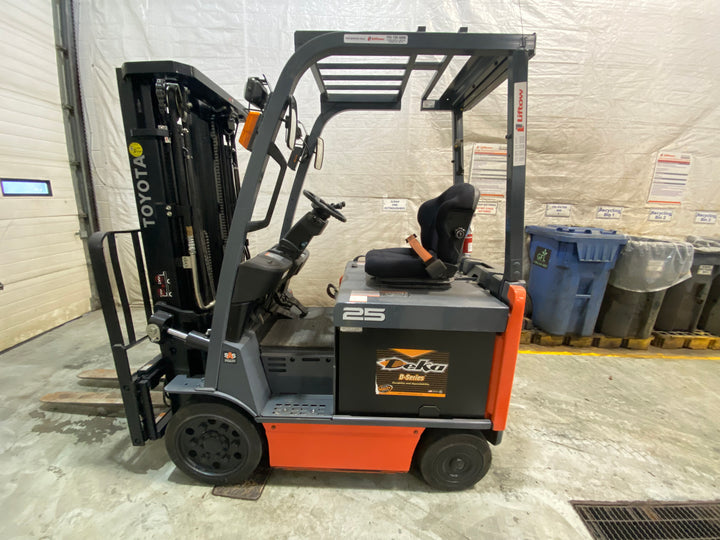 Used forklift for sale in Barrie | 2021 TOYOTA 5000 LB Electric Cushion Forklift | Model: 8FBCU25