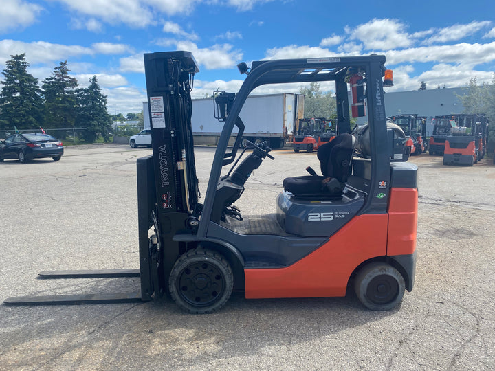 Used forklift for sale in Kitchener | 2021 TOYOTA 5,000 LB IC Cushion Forklift | Model: 8FGCU25