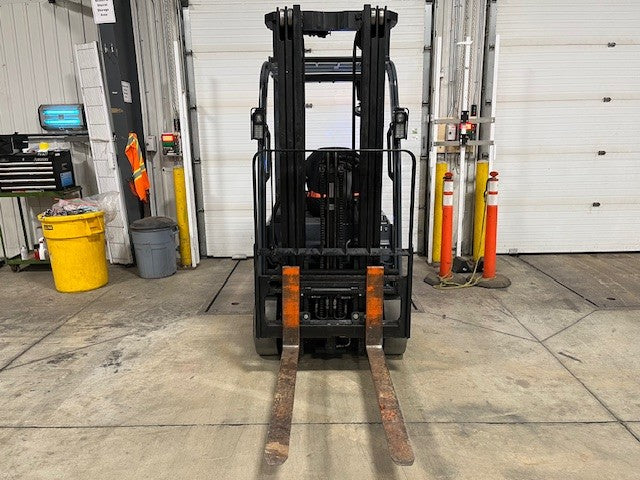 Used forklift for sale in London | 2022 TOYOTA 3,500 LB 3-Wheel Electric Forklift | Model: 8FBE18U