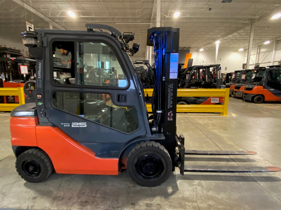 Used forklift for sale in Vaughan | 2020 TOYOTA 5,000 LB IC Pneumatic Forklift | Model: 8FGU25