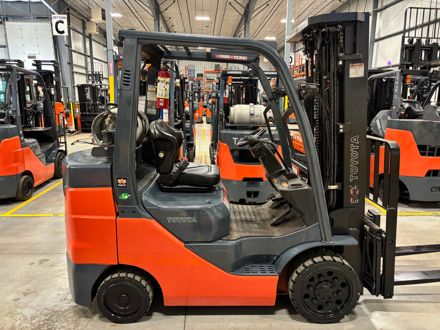 Used forklift for sale in Hamilton | 2021 TOYOTA 6,500 LB IC Cushion Forklift | Model: 8FGCU32