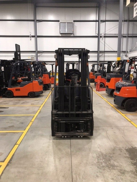 Used forklift for sale in Hamilton | 2019 TOYOTA 5,000 LB Electric Cushion Forklift | Model: 8FBCU25