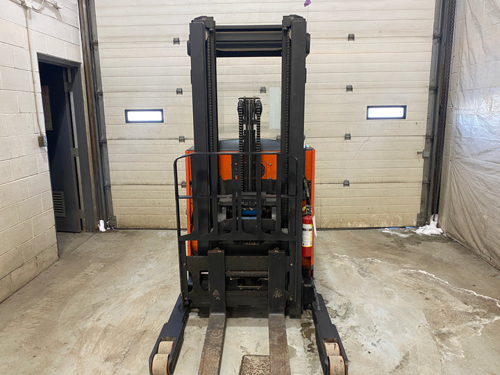 Used forklift for sale in Barrie | 2018 TOYOTA 3,500 LB Electric Reach Truck | Model: 9BR182S193