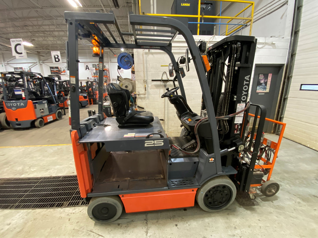 Used forklift for sale in Barrie | 2021 TOYOTA 5000 LB Electric Cushion Forklift Longbox | Model: 8FBCHU25