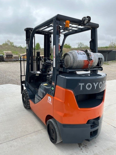 Used forklift for sale in Windsor | 2021 TOYOTA 5000 LB IC Cushion Forklift | Model: 8FGCU25