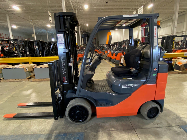 Used forklift for sale in Kitchener | 2021 TOYOTA 5,000 LB IC Cushion Forklift | Model: 8FGCU25