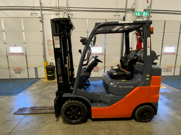 Used forklift for sale in Vaughan | 2021 TOYOTA 5,000 LB IC Cushion Forklift | Model: 8FGCU25